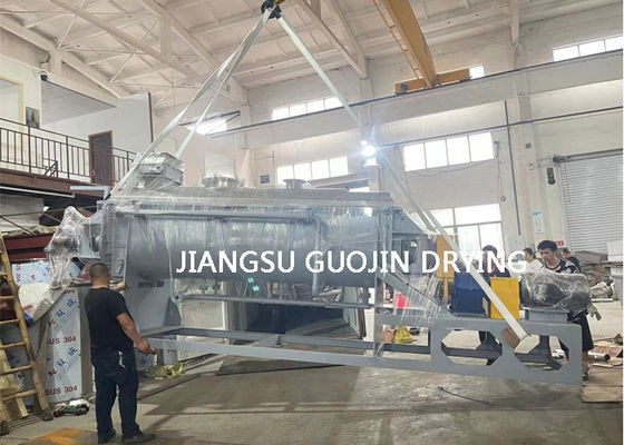 효율적인 20KW 연속 패들 드라이어 작동 온도 120-150C