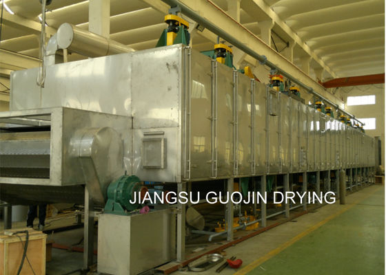 카사바 녹말 칩을 위한 다층 컨베이어 메시 벨트 드라이어 5.5KW