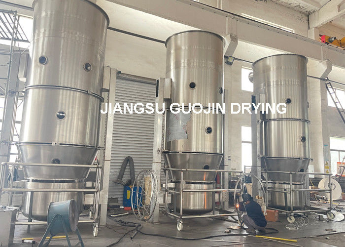 효율성 1800mm granulator 750kg 최대 용량 1500L 부피와 45 Kw 팬 전력