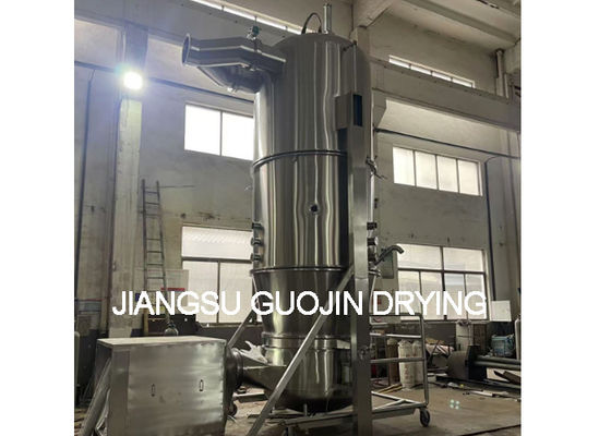 750kg 의약품 액체 침대 granulator 8000m3/h 팬 용량 0.3-0.6Mpa 증기 압력