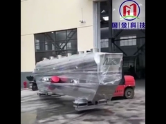 식품 연속 진동 유체 침대 건조 장비 1.2x9M