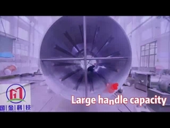 기계적 설계 목재 칩 회전 드라이어 3t/h